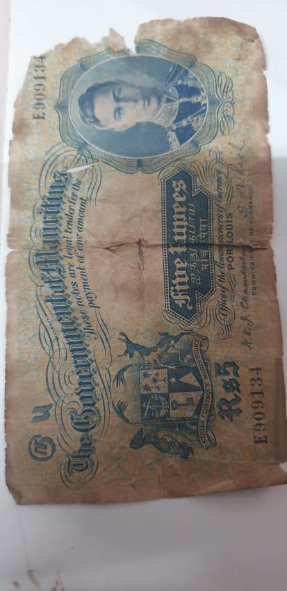 Old currency King George VI 1937 on Aster Vender
