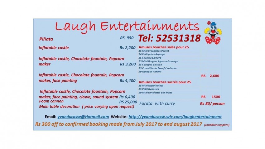 Laugh Entertainment - Pierre Yvan Ducasse  on Aster Vender