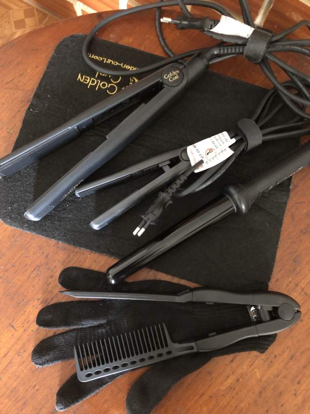 Set lisseur gloden curl - 0 - Hair dryer  on Aster Vender