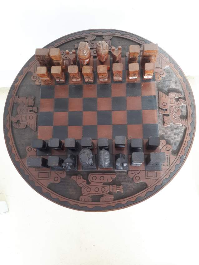 Jeu d'échec fait à la main en equateur - 1 - Creative crafts  on Aster Vender