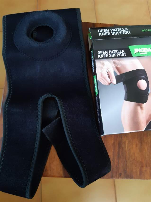 New open patella knee support on Aster Vender