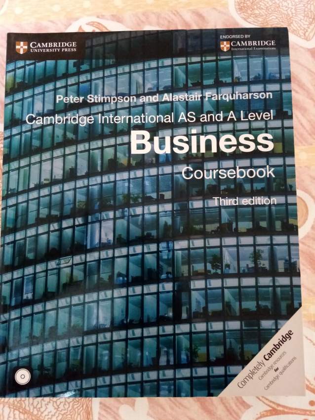 Business studies A level coursebook 