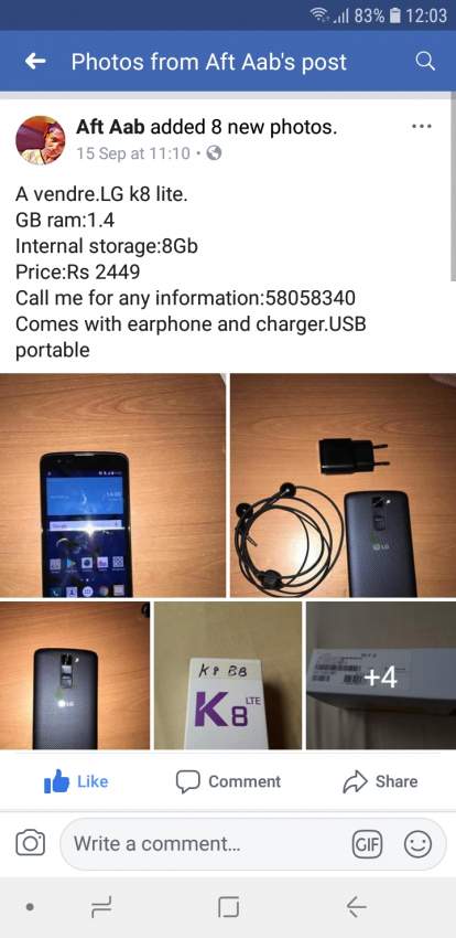 LG K8 lite - 0 - Android Phones  on Aster Vender