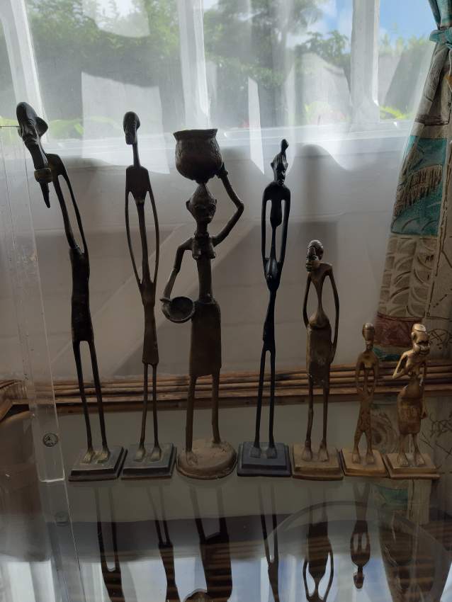 Sept statues en cuivre. - 0 - Interior Decor  on Aster Vender