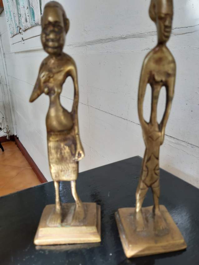 Sept statues en cuivre. - 2 - Interior Decor  on Aster Vender