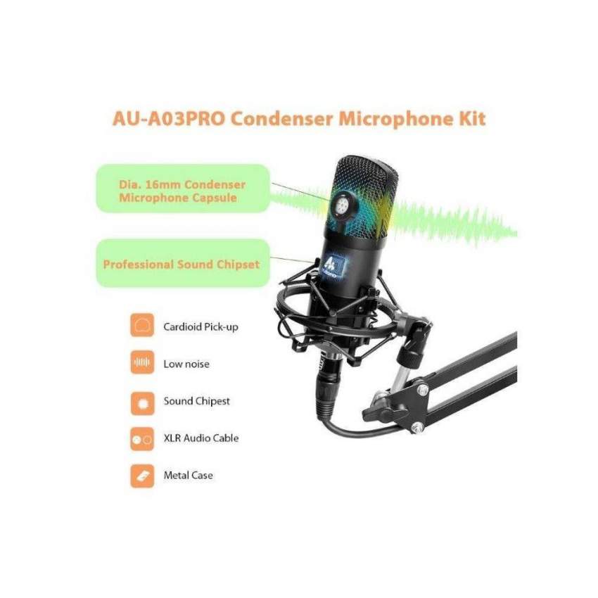 MICRO À CONDENSATEUR - MAONO - AU-A03PRO XLR - 3 - All Informatics Products  on Aster Vender