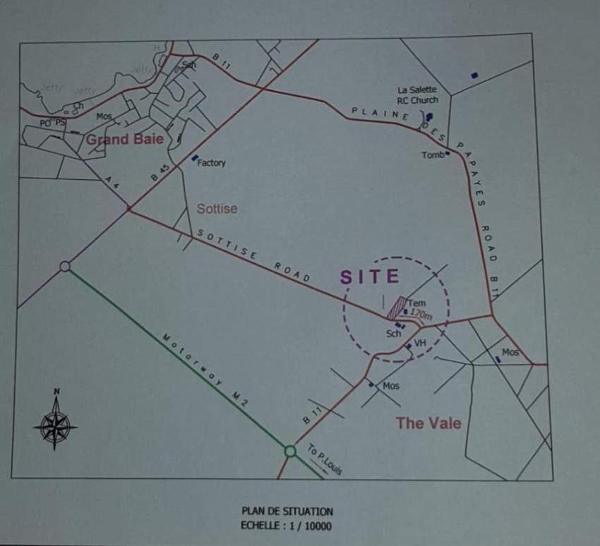 1 arpent 36.55 perches land in Royal Rd, Sottise @ Rs 220,000/perche  - 3 - Land  on Aster Vender
