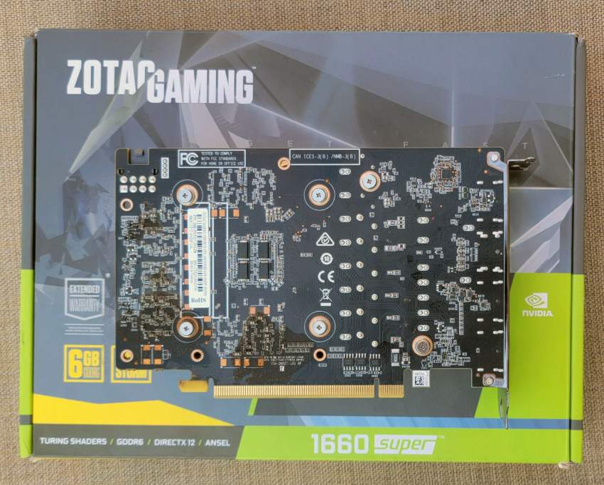 ZOTAC GeForce GTX 1660 Super 6GB - 3 - Graphic Card (GPU)  on Aster Vender