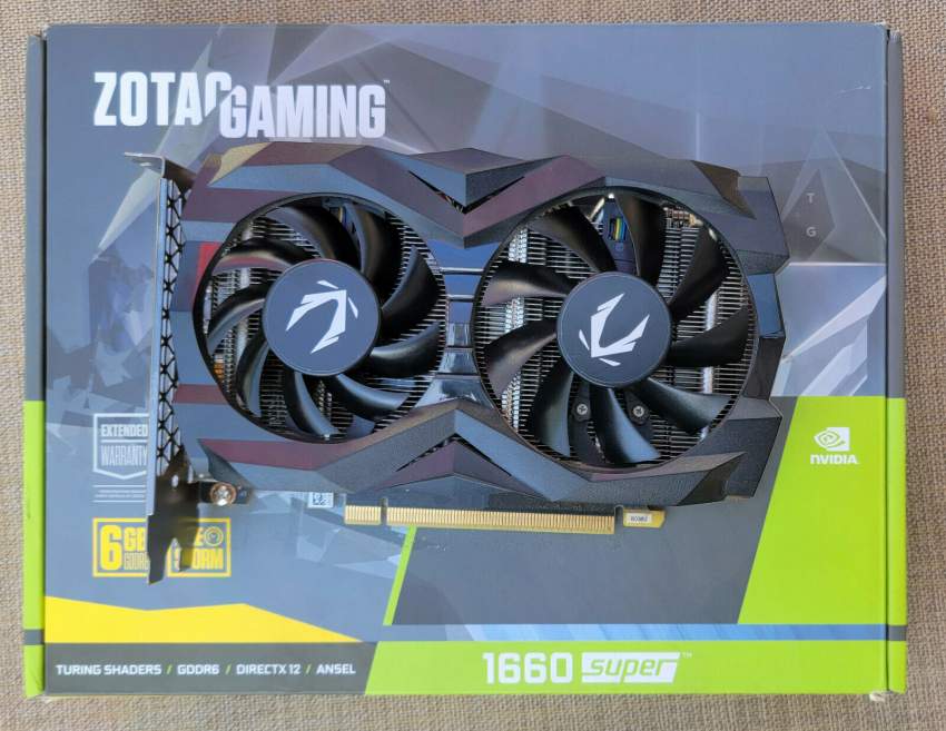 ZOTAC GeForce GTX 1660 Super 6GB - 1 - Graphic Card (GPU)  on Aster Vender