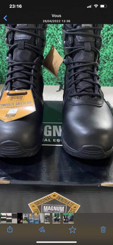 Chaussures de sécurité marque magnum - 0 - Others  on Aster Vender