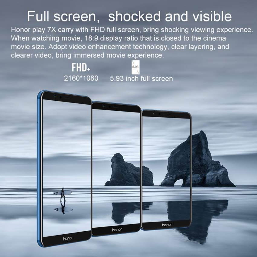 Huawei Honor 7x : The best budget smartphone in 2018 FOR ONLY RS 6500  - 3 - Android Phones  on Aster Vender