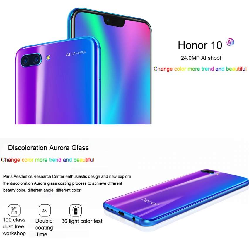 Huawei Honor 10 6GB RAM 64GB R0M - 3 - Android Phones  on Aster Vender