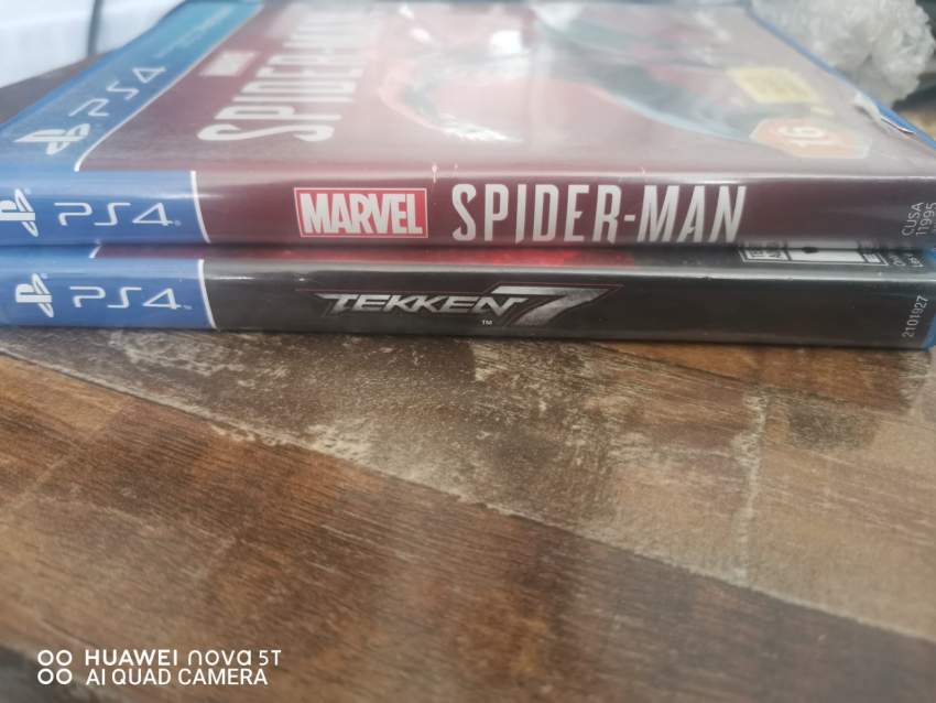 Spiderman and Tekken 7 on Aster Vender