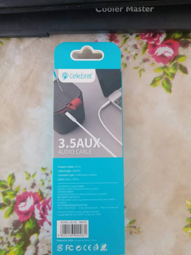 Audio Cable a vendre - 3.5 AUX - 1 - All Informatics Products  on Aster Vender