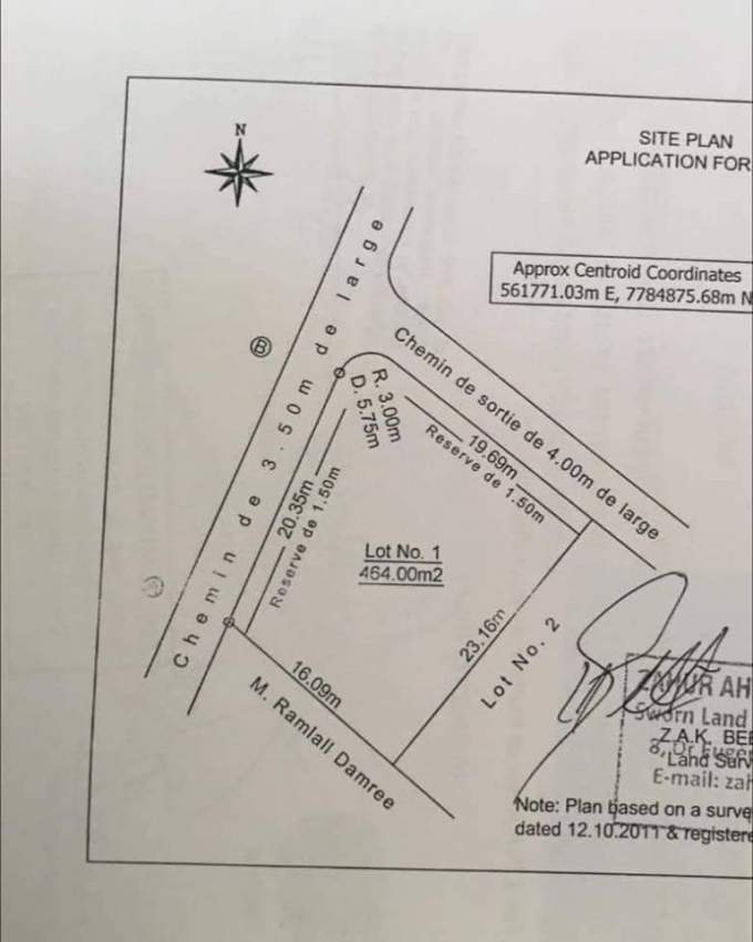 2 plot of 11 perches in The Vale, Sottise each @ Rs 1,550,000 negoti - 6 - Land  on Aster Vender