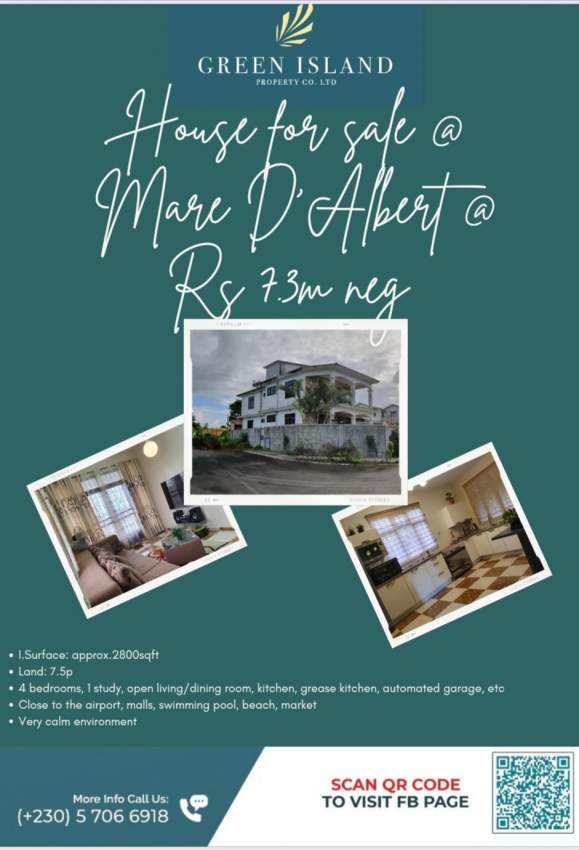 Splendid house for sale on Aster Vender