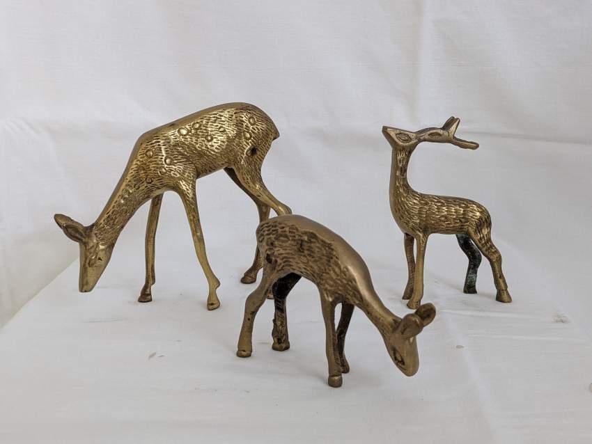 Statuettes en laiton - Brass figurines - 0 - Old Sculptures  on Aster Vender