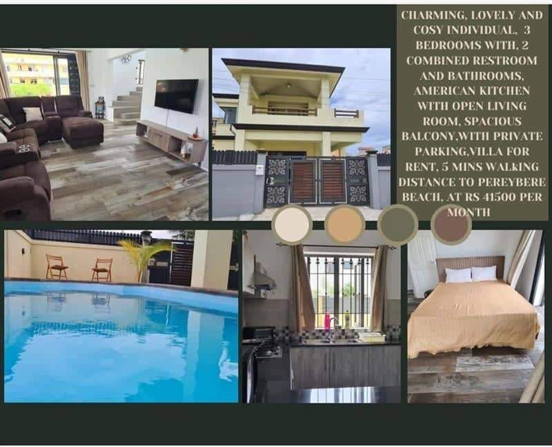 Beautiful House For Rent in Pereybere - 0 - House  on Aster Vender