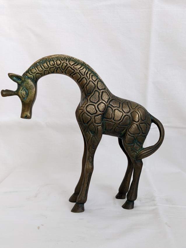 Girafe en laiton - Brass girafe - 0 - Old stuff  on Aster Vender