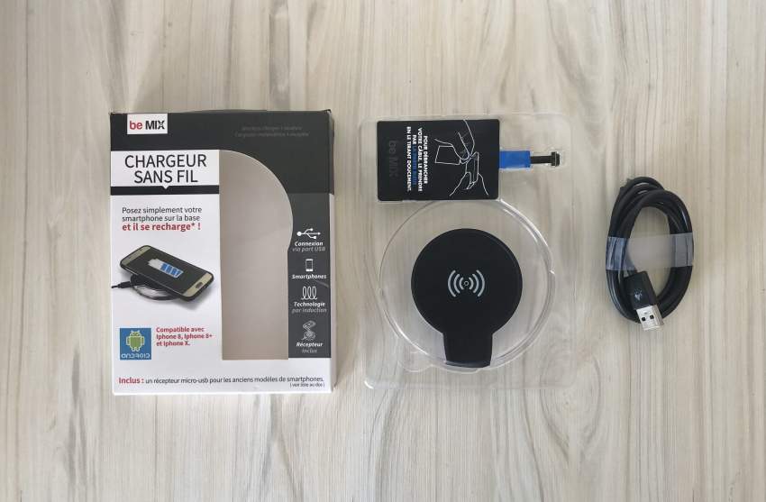 Wireless Charger with Conversion Kit (Micro USB) - Chargers at AsterVender