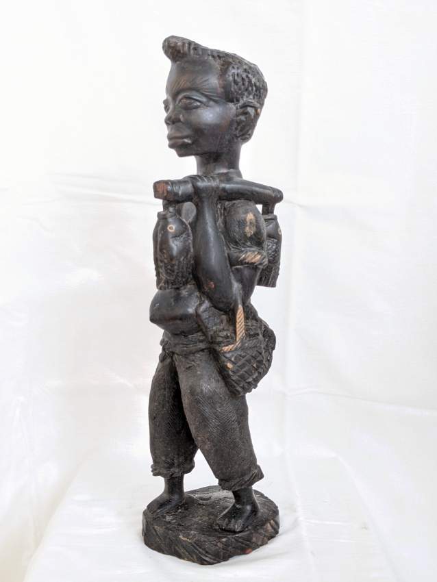 Statue en bois - Wooden statue - 0 - Old Sculptures  on Aster Vender