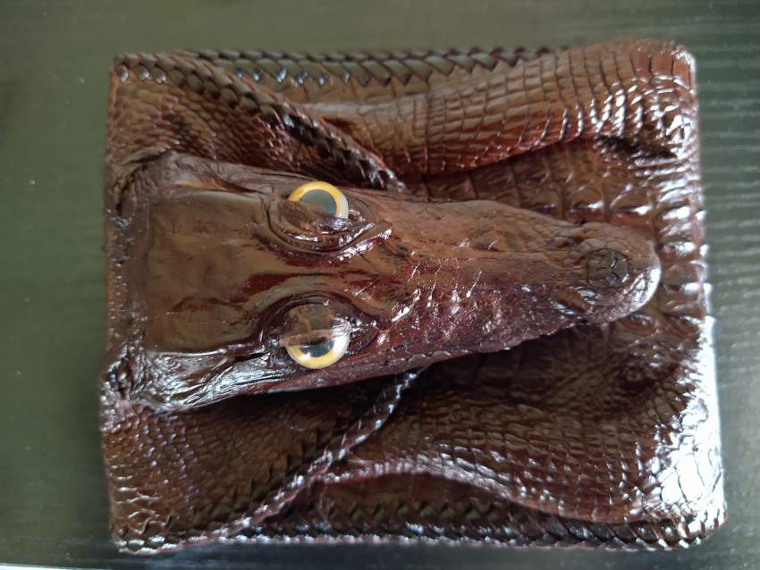 Genuine Juvenile Crocodile Wallet - 0 - Wallets  on Aster Vender