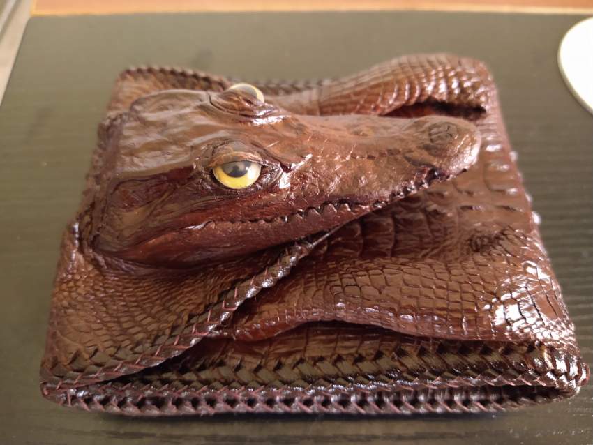 Genuine Juvenile Crocodile Wallet  on Aster Vender
