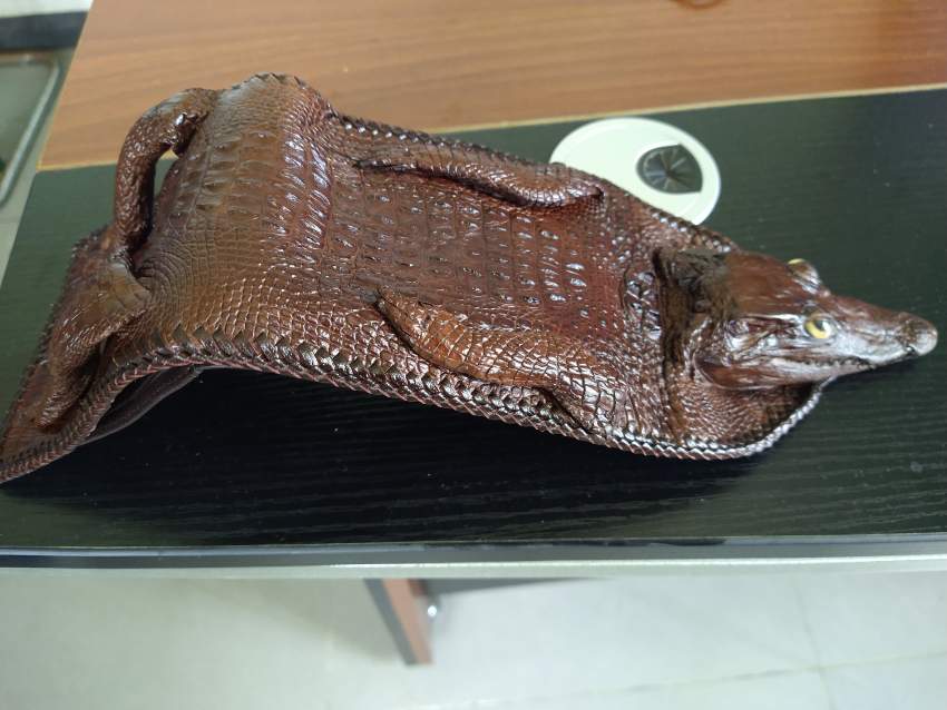 Genuine Juvenile Crocodile Wallet - 2 - Wallets  on Aster Vender