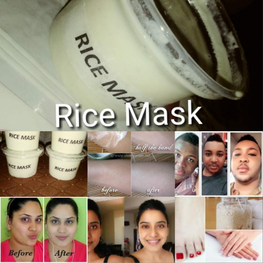 White Rice Mask  - 0 - Masks  on Aster Vender