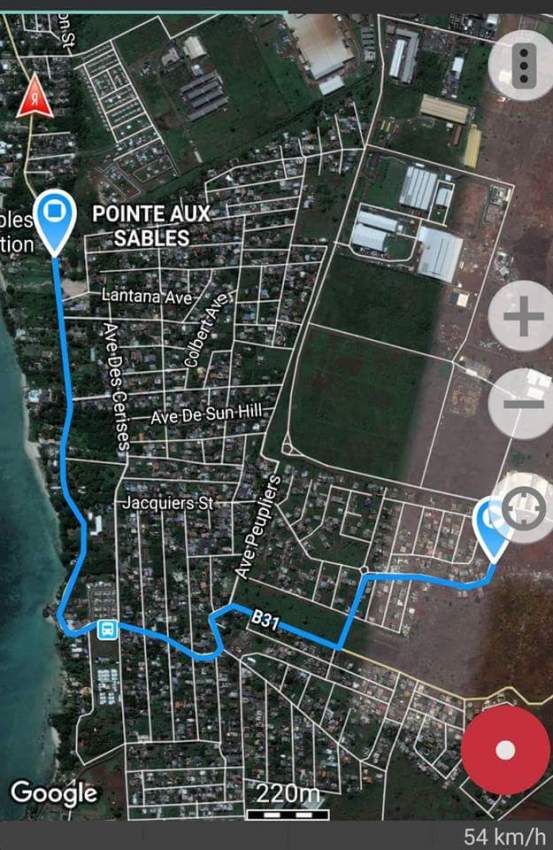 11,5 Perches  Residential land,  Pointe aux sables  - 0 - Land  on Aster Vender