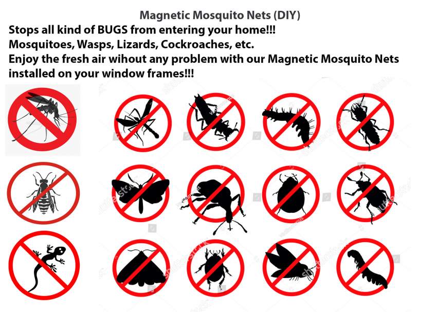 DIY Magnetic Mosquito Screens  - Interior Decor on Aster Vender