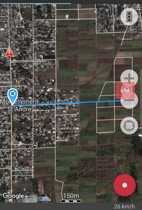 **Agricultural land of 1 Arpent 33 perches, Morcellement St. André **  - 0 - Land  on Aster Vender