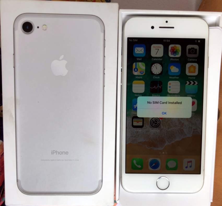 Iphone 7 128gb silver - 1 - iPhones  on Aster Vender