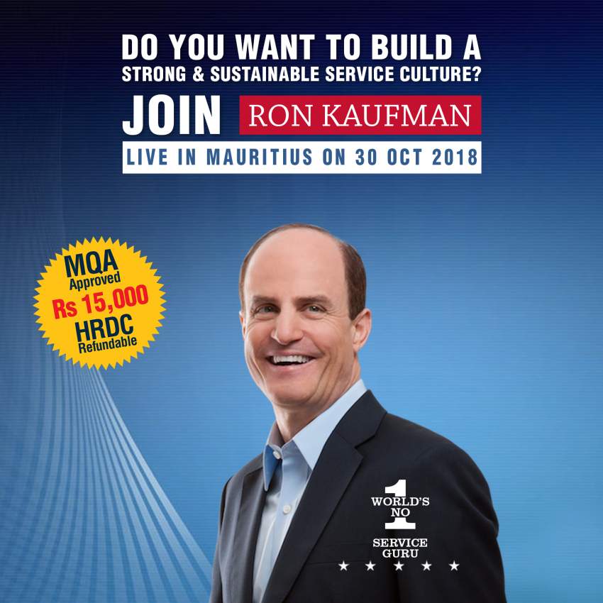 Ron Kaufman in Mauritius - 0 - Events  on Aster Vender