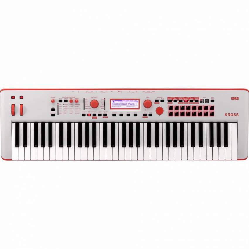 KORG KROSS 2 WORKSTATION (61 KEYS) - RED - 0 - Synthesizer  on Aster Vender