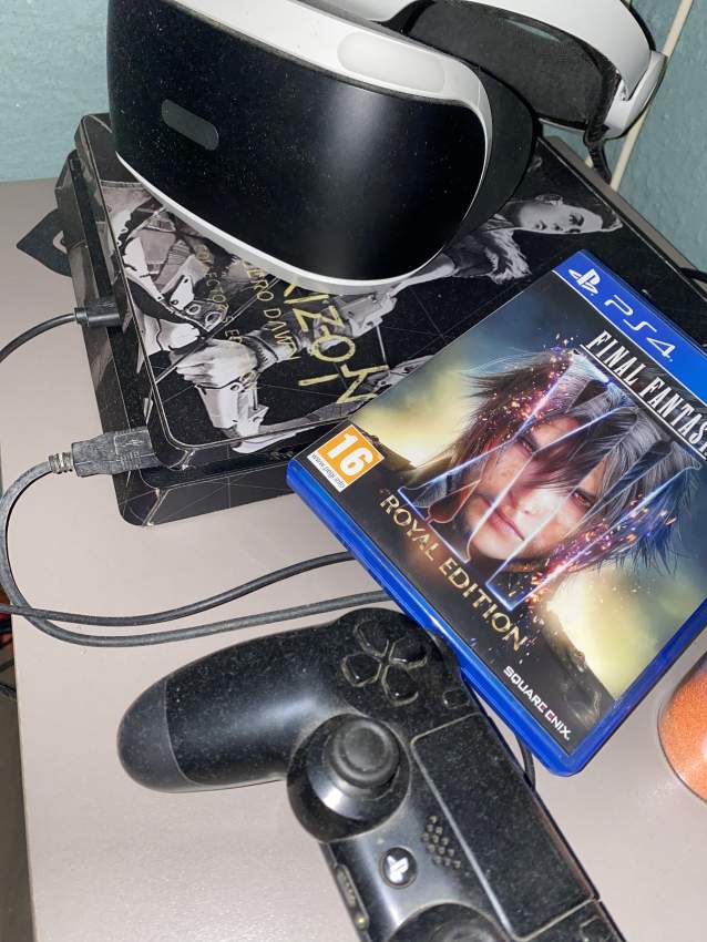 Playstation 4 slim 500gb + vr + one game +1 controller - 0 - PlayStation 4 (PS4)  on Aster Vender