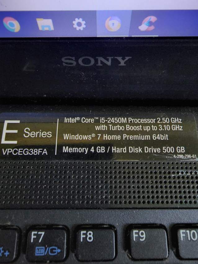 For sale laptop SONY VAIO i5 - 2 - Laptop  on Aster Vender