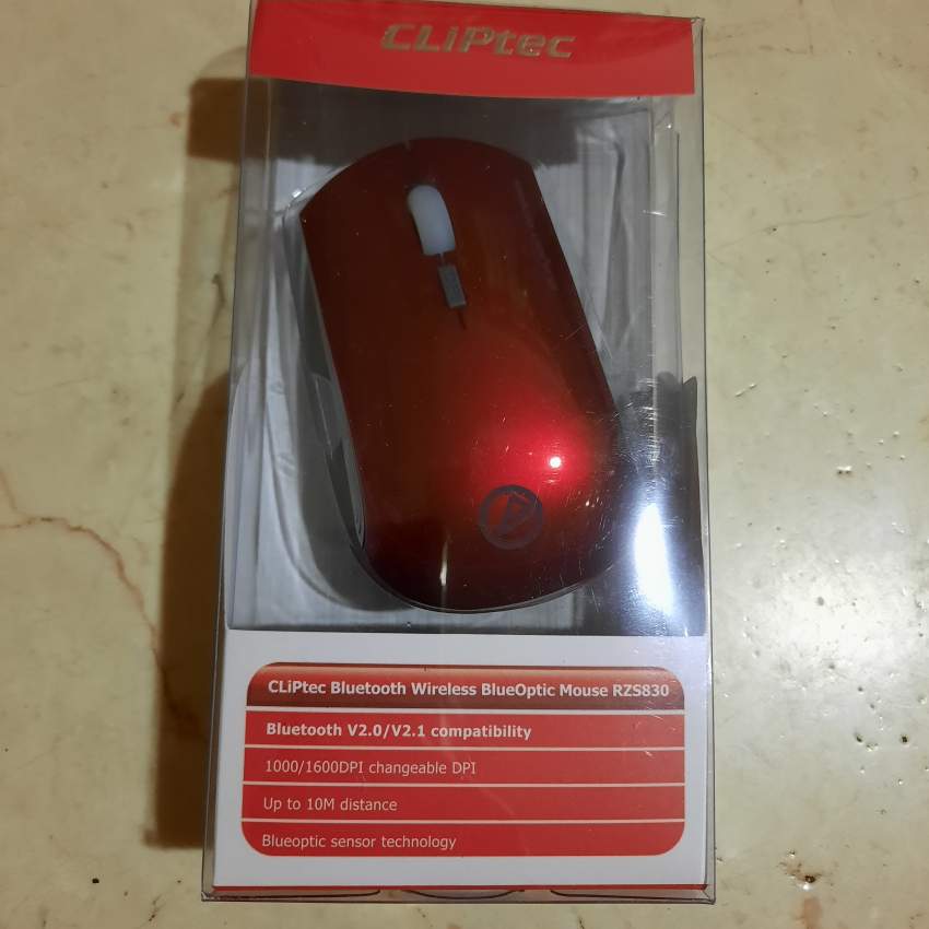 Cliptec Bluetooth Wireless Mouse  - 0 - Wireless optical mouse  on Aster Vender