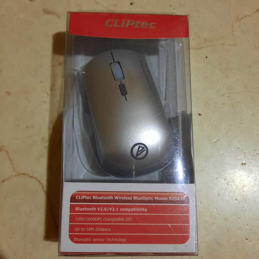 Cliptec Bluetooth Wireless Mouse  - 1 - Wireless optical mouse  on Aster Vender