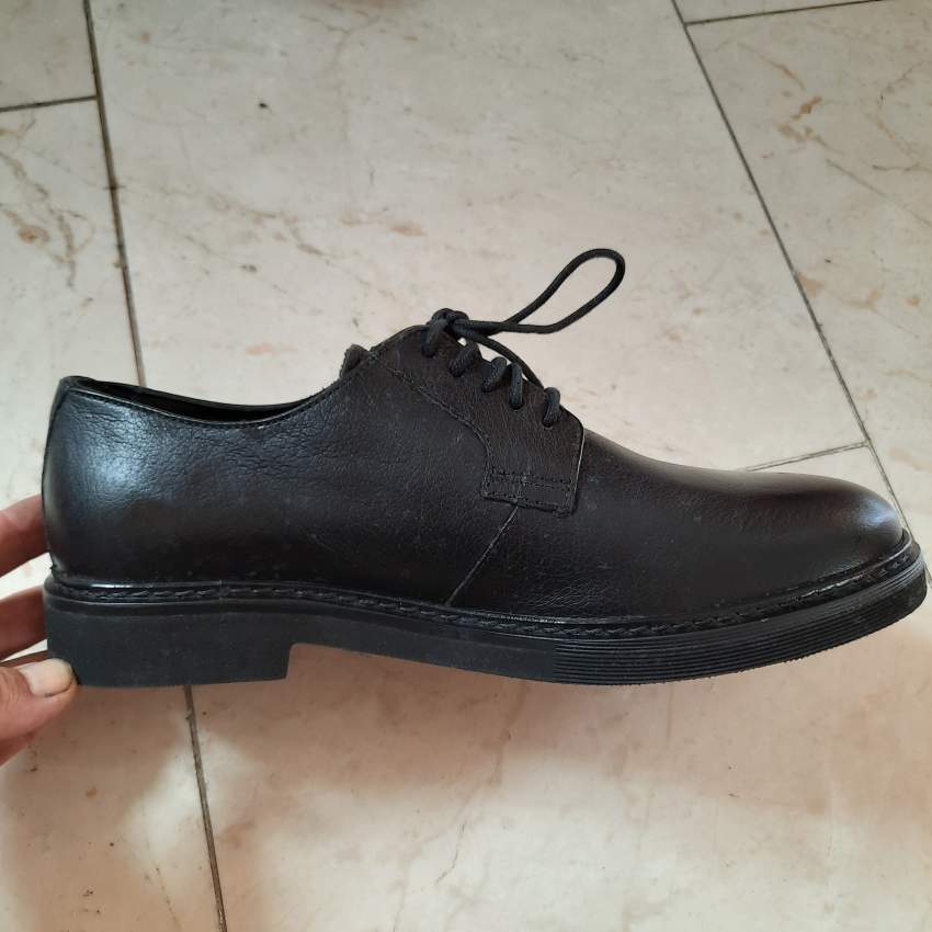 Geox Respira Cuir Buffle Chaussure Noir  Homme T: 40 - 2 - Classic shoes  on Aster Vender