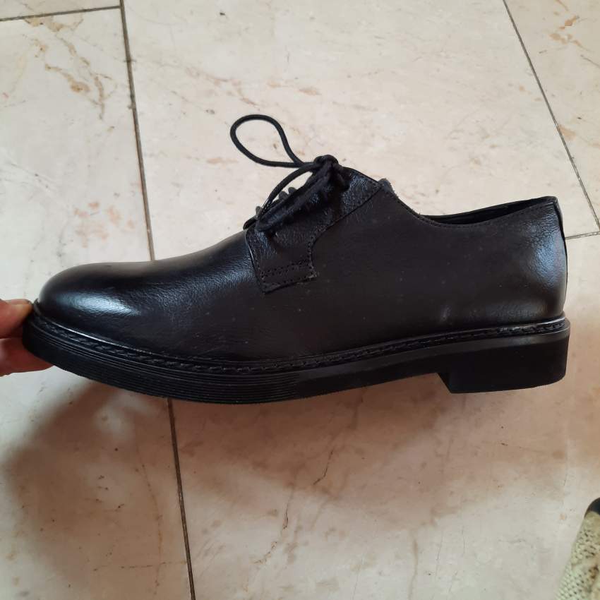 Geox Respira Cuir Buffle Chaussure Noir  Homme T: 40 - 3 - Classic shoes  on Aster Vender