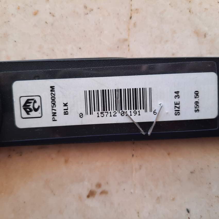 Ceinture  Cuir Noir Homme Penguin (USA) Taille 34 - 4 - Belts  on Aster Vender