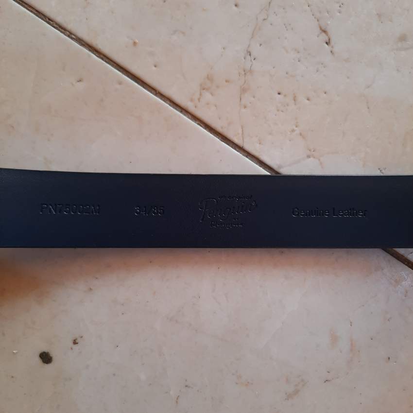 Ceinture  Cuir Noir Homme Penguin (USA) Taille 34 - 3 - Belts  on Aster Vender