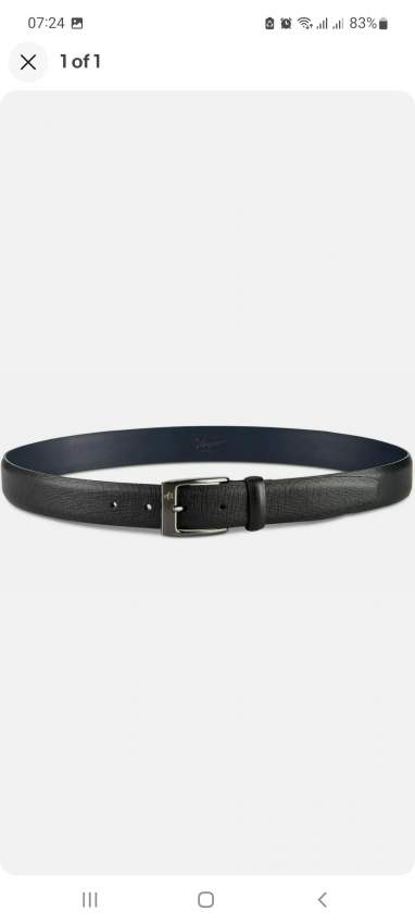 Ceinture  Cuir Noir Homme Penguin (USA) Taille 34 - 0 - Belts  on Aster Vender