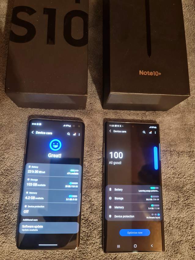 Samsung Note 10+ and S10+ - 1 - Galaxy Note  on Aster Vender