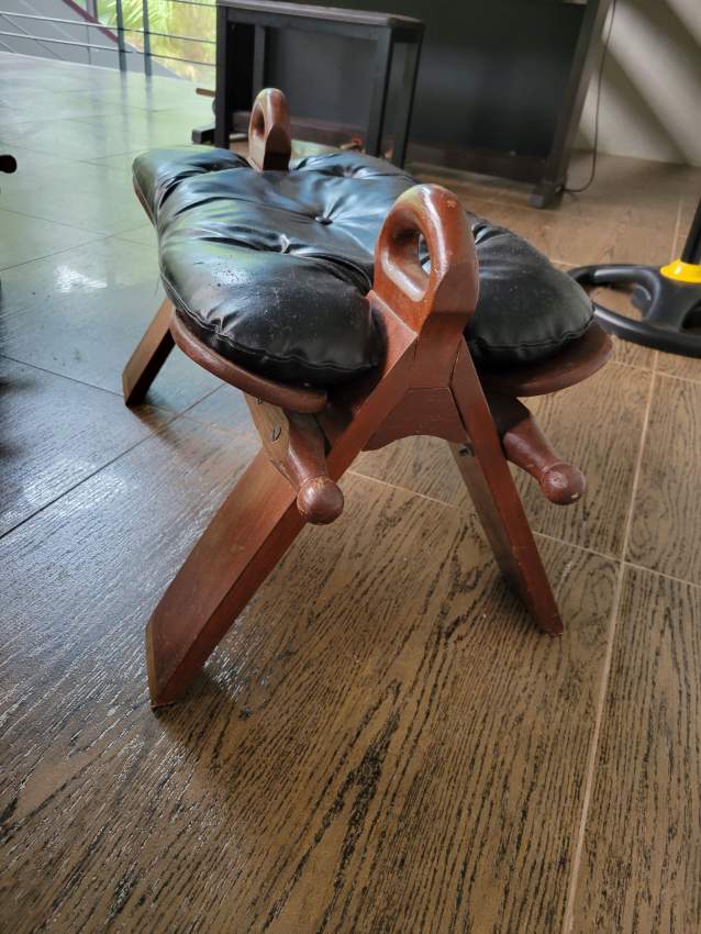 Table basse et tabourets en bois de rose  - 2 - Living room sets  on Aster Vender