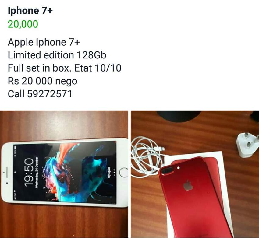 Iphone 7+ - 0 - iPhones  on Aster Vender