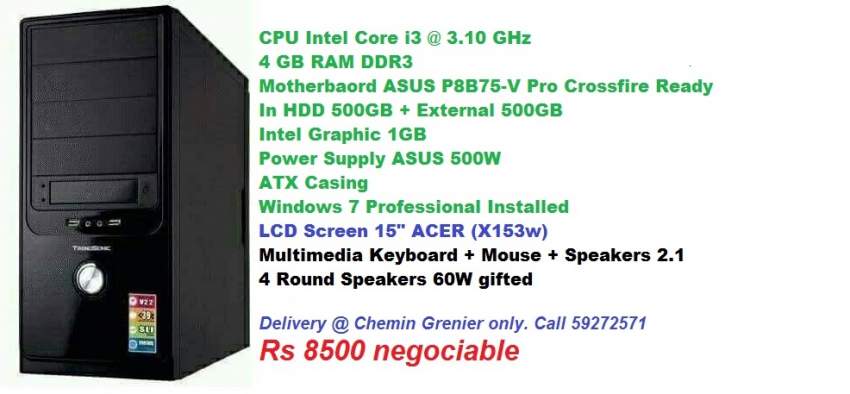 Fullset Computer - 1 - All Informatics Products  on Aster Vender