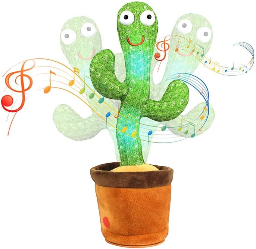 Cactus toy rechargeable dancing singing repeating Rs 575  on Aster Vender