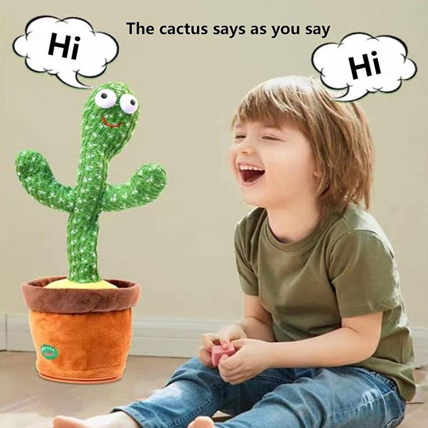 Cactus toy rechargeable dancing singing repeating Rs 575 - 5 - Others  on Aster Vender
